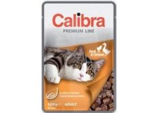 Calibra Premium Duck with chicken flavor complete cat food pocket 100 g