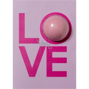 Bomb Cosmetics Love Card Fizzing Greeting with Bath Blaster 40 g