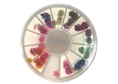 Nail Accessory Nail decorations flowers colored BH 118