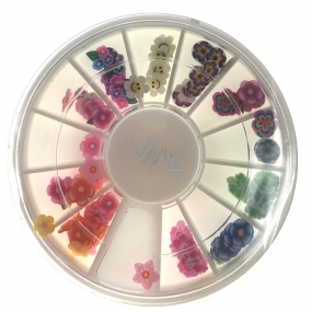 Nail Accessory Nail decorations flowers colored BH 118