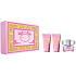 Versace Bright Crystal eau de toilette for women 50 ml + body lotion 50 ml + shower gel 50 ml, gift set