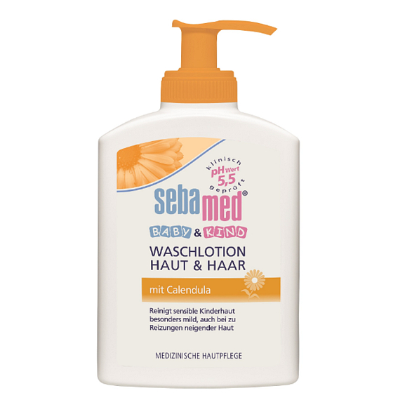 SebaMed Calendula Extra Gentle Cleansing Emulsion for Children Dispenser 200 ml