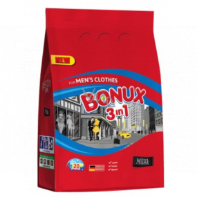 Bonux For Men Vibrant Musk 3 in 1 washing powder for men 20 doses of 1.5 kg