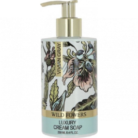 Vivian Gray Wild Flowers luxury liquid soap with a 250 ml dispenser