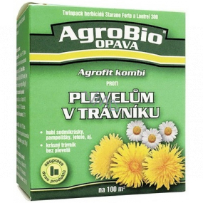 AgroBio Agrofit combi New against weeds in the lawn, per 100 m2 Starane Forte 6 ml + Lontrel 300 8 ml, set of two products
