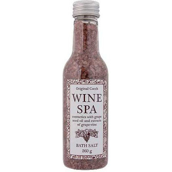 Bohemia Gifts Wine Spa Wine cosmetics Grape oil and vine extract bath salt 260 g