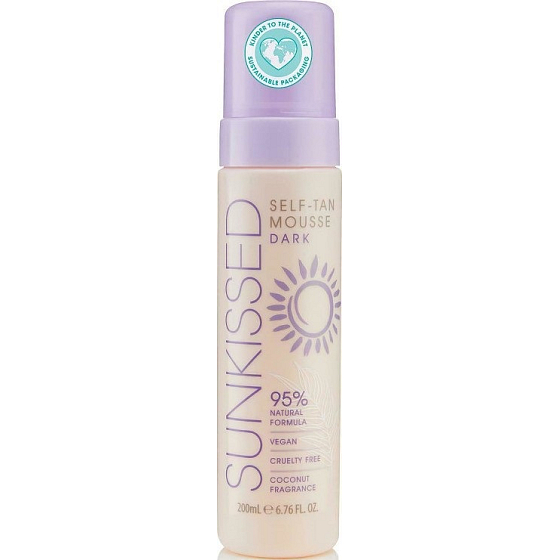 Sunkissed Self Tan Mousse self-tanning foam Dark 200 ml