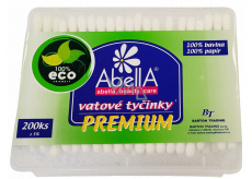 Abella Premium vatové tyčinky box 200 kusů