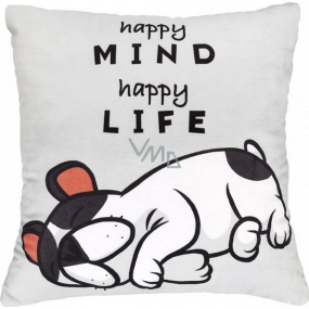 Albi Humorous pillow big Happy Mind 36 x 30 cm