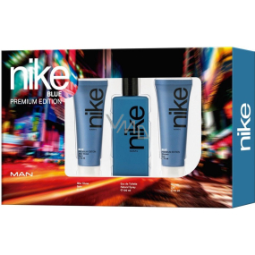 Nike Blue Man Eau de Toilette 100 ml + After Shave Balm 75 ml + Shower Gel 75 ml, gift set for men