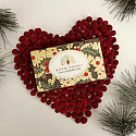 English Soap Winter fruit Christmas natural perfumed toilet soap with shea butter 190 g