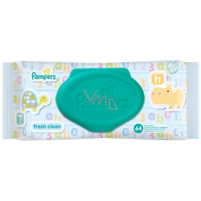 Pampers Fresh Clean Wet Wipes for Kids 64 pieces