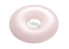 Rose quartz Donut natural stone 30 mm, stone of love
