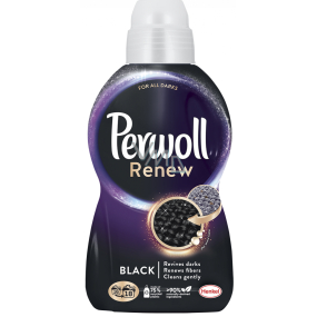 Perwoll Renew Black Washing Gel restores intense black colour, renews fibres 18 doses 990 ml