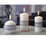 Lima Exclusive candle lilac cylinder 60 x 120 mm 1 piece