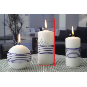 Lima Exclusive candle lilac cylinder 60 x 120 mm 1 piece