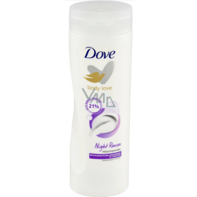 Dove Night Renew body serum with violet and pink hibiscus scent 400 ml