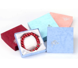 Gift box for bracelet 9 x 9 x 3 cm mix of colors 1 piece