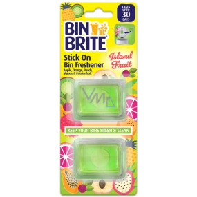 Bin Brite Island Fruit adhesive bin freshener 2 pieces