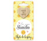 Nekupto Pocket Hug Heart You Are My Sunshine, Pocket Hug 6 x 12 cm