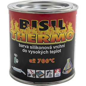 Bisil Thermo Fire-Resistant Paint 700 °C, 0199 Black, 350 g