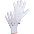 Brita CXS White work gloves, polyurethane coated, size 9, 1 pair