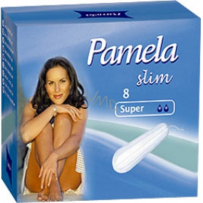 Pamela Slim Super 8 women's hygienic tampons 8 pieces