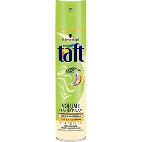 Taft Volume Dry & Stresse with Double Push-up Hair Spray 250 ml