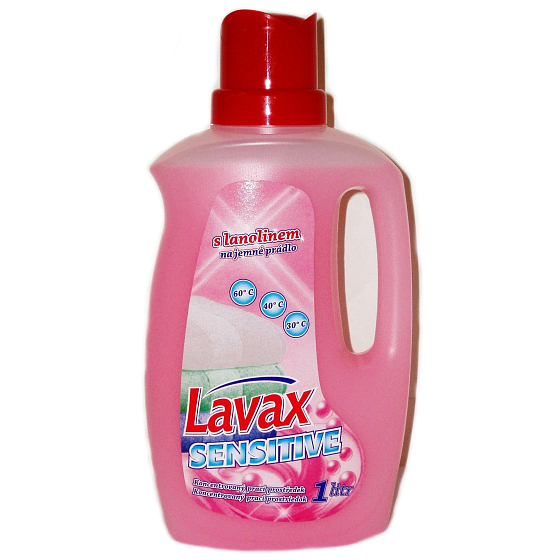 Lavax Sensitive liquid laundry detergent with lanolin 1 l
