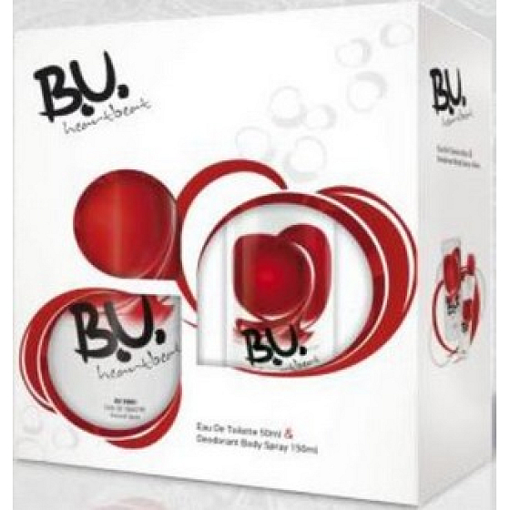 BU Heartbeat eau de toilette 50 ml + deodorant spray 150 ml, for women gift set