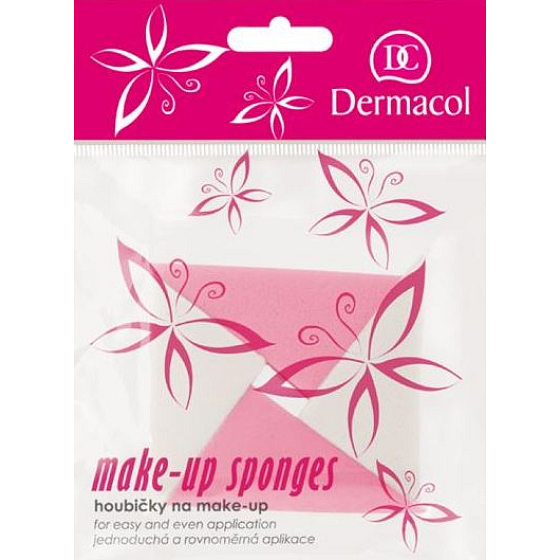 Dermacol Triangle-Shaped Makeup Sponges 4 Pieces