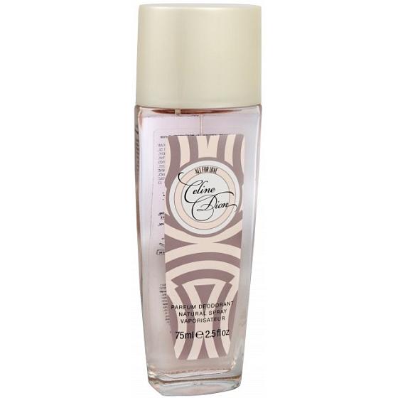 Celine Dion Signature All For Love perfumed deodorant glass for women 75 ml
