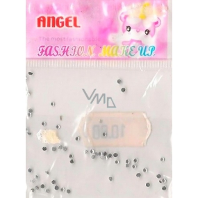 Angel Nail decorations rhinestones silver 2 g