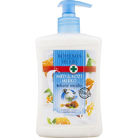 Bohemia Gifts Honey and Goat's Milk cream liquid soap 500 ml