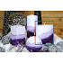 Lima Verona candle purple ellipse 110 x 125 mm 1 piece