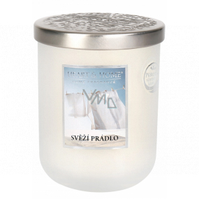 Heart & Home Fresh laundry Soy scented candle medium burns up to 30 hours 115 g