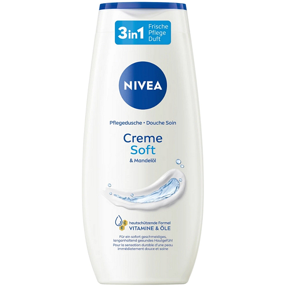 Nivea Creme Soft shower gel basic care 250 ml