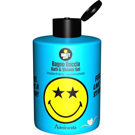 Smiley World Blue bath and shower gel for children 300 ml