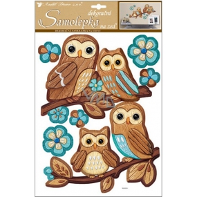 Wall stickers owls plastic 42 x 28 cm