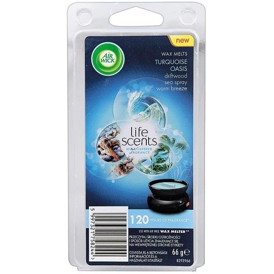 Air Wick Wax Melts Life Scents Turquoise lagoon wax filling 66 g