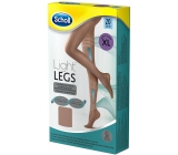 Scholl Light Legs Kompresní punčochové kalhoty XL hnědé 20 den pomáhají zabraňovat pocitu únavy nohou a snižují pocit těžkých nohou