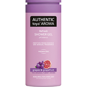Authentic Toya Aroma shower gel grape and grapefruit, 400 ml