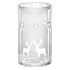 Yankee Candle Winterscape aroma lamp made of clear glass and silver 15 x 8 cm