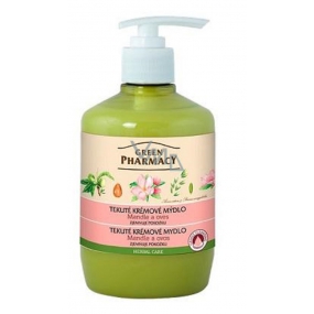 Green Pharmacy Almonds and Oats liquid creamy softening soap 460 ml