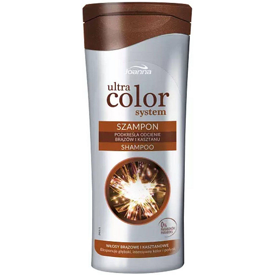 Joanna Ultra Color System Brown shampoo brown and auburn hair 200 ml