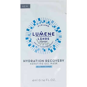 Lumene Source Hydration Moisturizing Regenerating Oxygenating Face Gel Mask For All Skin Types 4ml