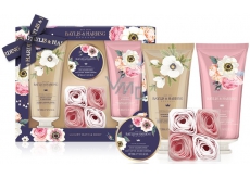 Baylis & Harding Royal Garden shower cream 200 ml + hand and body lotion 200 ml + body butter 50 g + scented soap sheets 4 x 6 g, cosmetic set