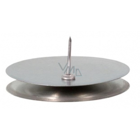 Emocio Candlestick metal table silver 5 cm 1 piece S36