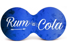 Nekupto Cork coaster Rum and cola 19 x 9,5 x 0,3 cm