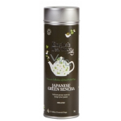 English Tea Shop Bio Japanese green tea Sencha 15 pieces of biodegradable pyramids of tea in a recyclable tin jar 30 g, gift set